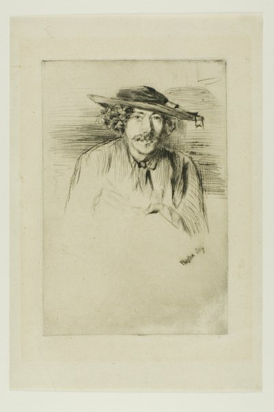 Whistler med hatt av James Abbott McNeill Whistler