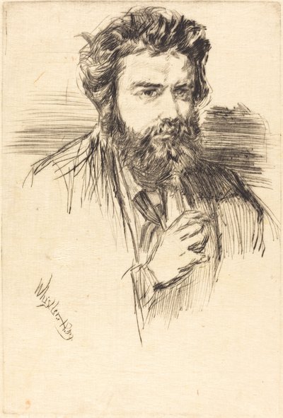 Z. Astruc, redaktör för The Artist av James Abbott McNeill Whistler
