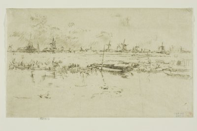 Zaandam av James Abbott McNeill Whistler