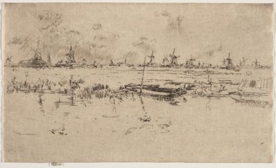 Zaandam av James McNeill Whistler