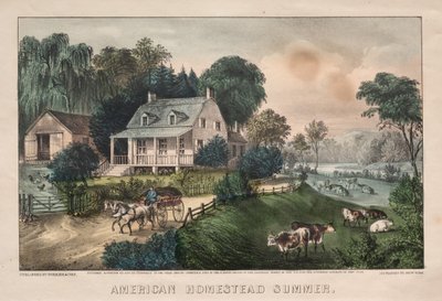American Homestead, Summer av James Merritt Ives