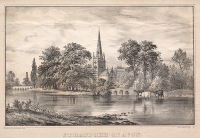 Stratford på Avon av James Merritt Ives