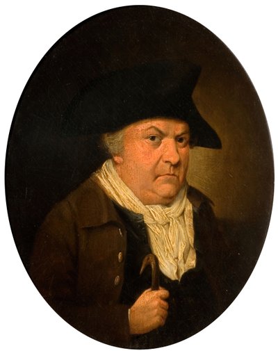 Porträtt av John Freeth, 1750-1800. av James Millar