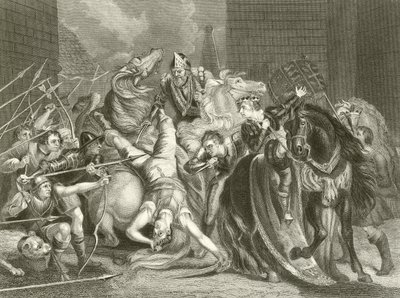 Borgmästare i London dödar Wat Tyler av James Northcote