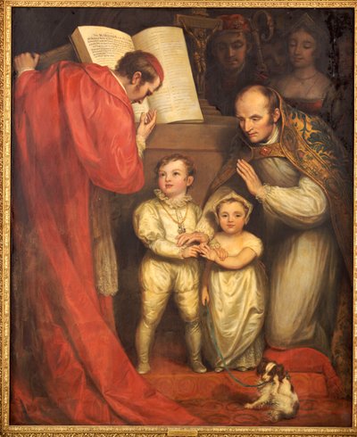 Rikard av Shrewsburys, hertig av York, äktenskap med Lady Anne Mowbray, 1820 av James Northcote