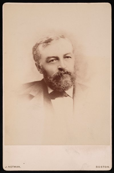 Porträtt av Samuel Pierpont Langley 1834-1906, före 1890. av James Notman