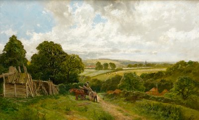 Kanalen vid Old Basing, Hampshire av James Peel