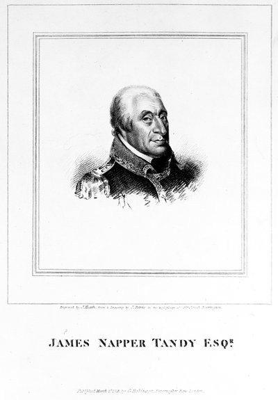 James Napper Tandy, graverad av James Heath, 1815 av James Petrie