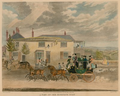 Utsikt över Highgate Road av James Pollard