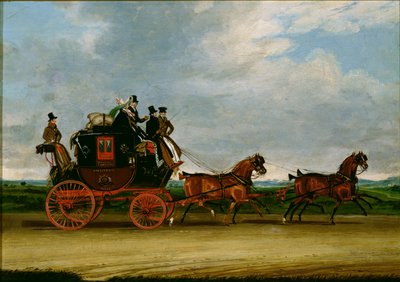 The Dover till London Mail av James Pollard