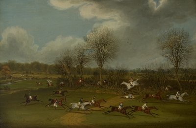St Albans Grand Steeplechase den 8 mars 1832, 1832-33 av James Pollard