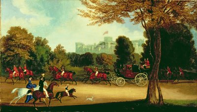 William IV kör i Windsor Park av James Pollard
