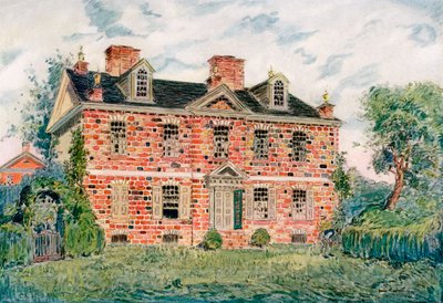 Cliveden, Germantown, Pennsylvania, USA, c1700-talet 1921. av James Preston