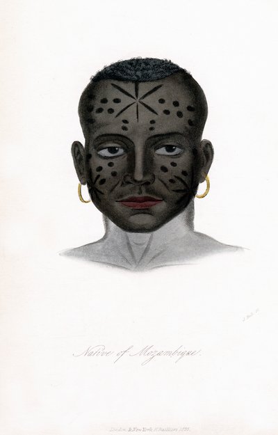 Infödd i Moçambique, c1850. av James Prichard