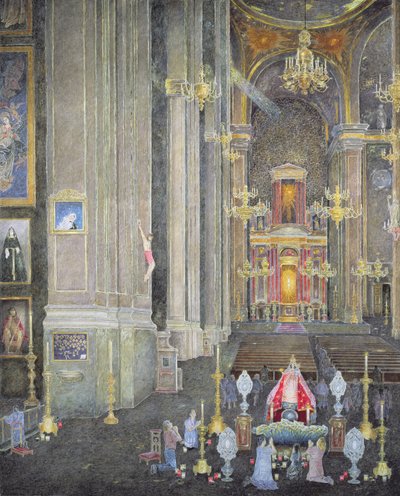 Veneration of the Virgen del Rosario, the Convent of San Domingo, 2001  av James Reeve