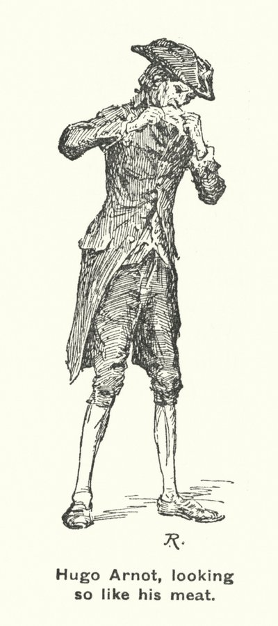 Hugo Arnot, ser så ut som hans kött (litho) av James Riddel