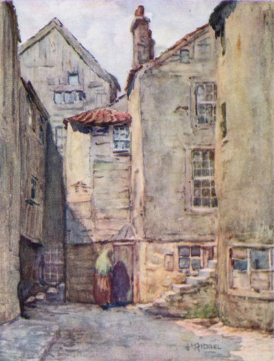 Gamla hus, College Wynd av James Riddel