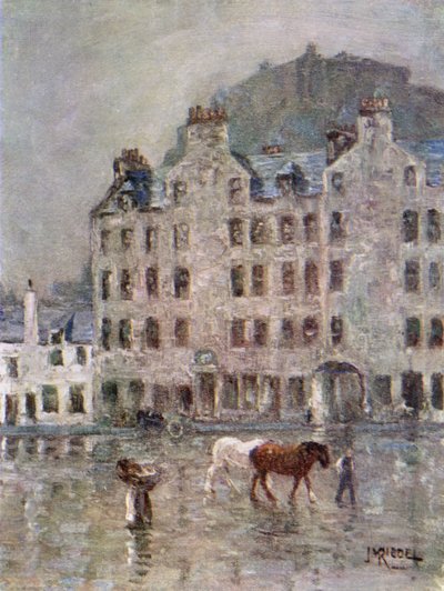 White Hart Inn, Grassmarket av James Riddel