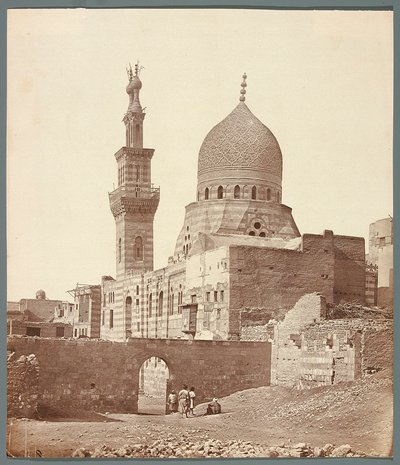 Egypten. Kairo. Religiöst gravkomplex för den mamlukiske emiren Kani Bey Ar-Rammah (1503) av James Robertson
