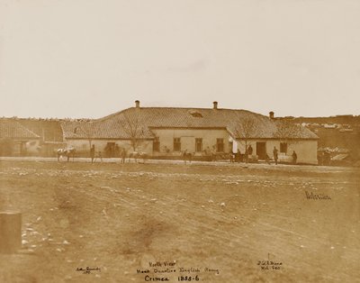 North View Head Quarters English Army, ca 1855 (foto) av James Robertson