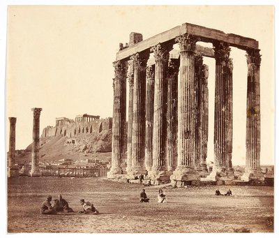 Zeus Olympios tempel, Aten av James Robertson