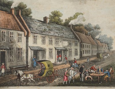Högkvarter för hertigen av Wellington, i byn Waterloo av James Rouse