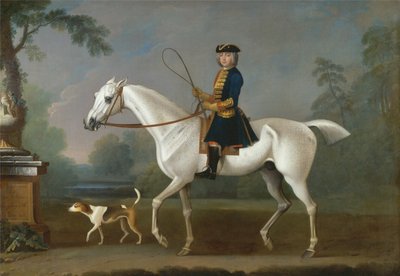 Sir Roger Burgoyne rider "Badger av James Seymour