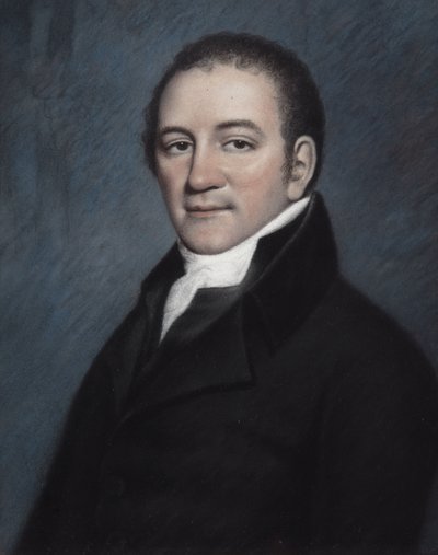 Rev Richard Watson (pastell på grått papper) av James Sharples