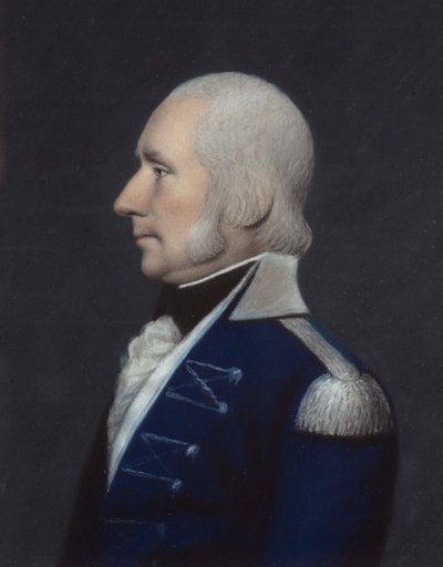 Sir G. Dunbar (pastell på grått papper) av James Sharples