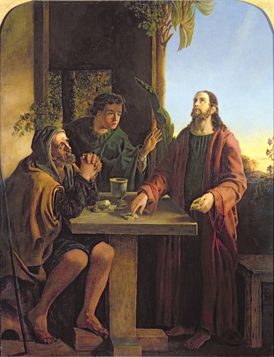 Kristus i Emmaus av James Smetham