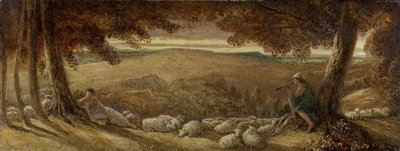 Aftonbete, c.1860-70 av James Smetham