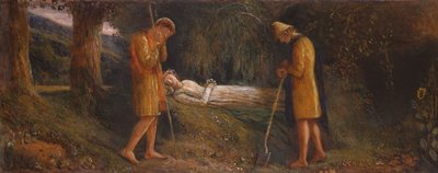 Imogen och herdarna 1860-1870 av James Smetham
