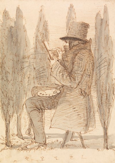 Konstnären skissar av James Smetham