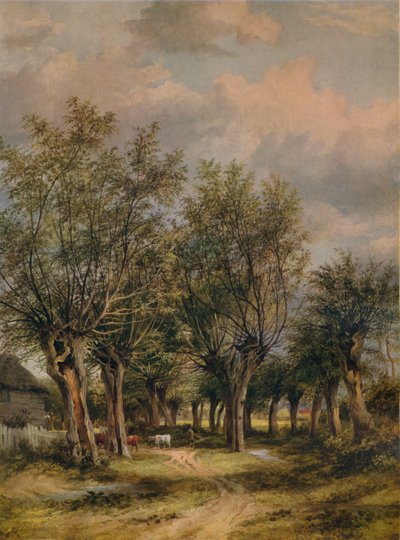 A Lane nära Norwich, c1837 av James Stark