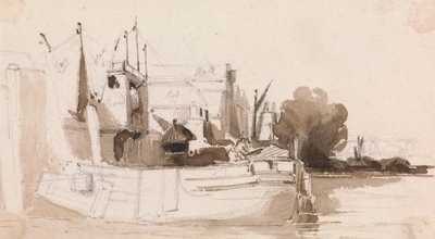 En Thames pråm av James Stark