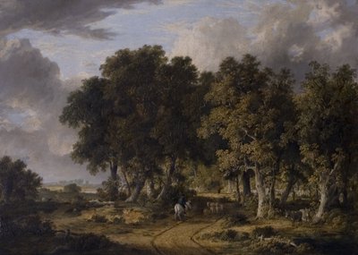 A View in the New Forest, mitten av 1800-talet av James Stark