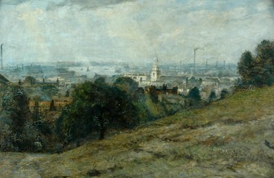 Utsikt från Greenwich Hill av James Stevens Hill