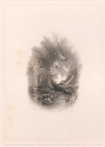 Eld till sjöss (vinjett) av James T. Willmore