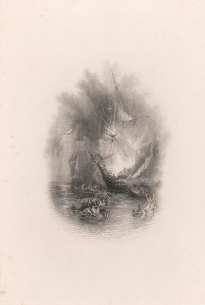 Eld till sjöss (vinjett) av James T. Willmore