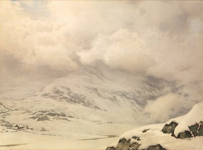 En värld av snö och moln av James Thomas Watts