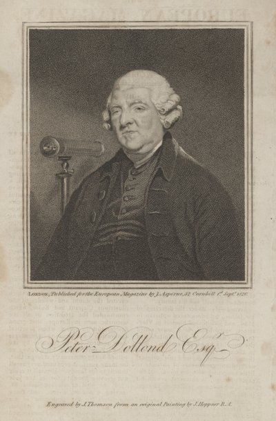 Peter Dollond Esq  av James Thomson