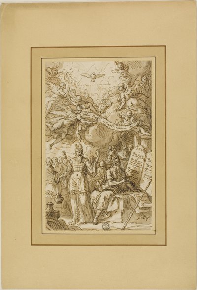 Moses och lagtabellerna av James Thornhill