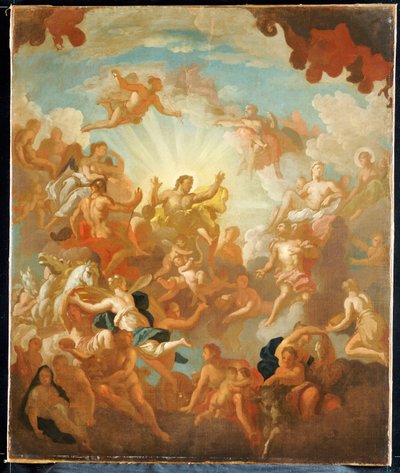 Prometheus stjäl eld från gudarna av James Thornhill