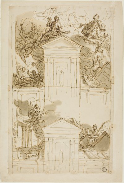 Studie av James Thornhill
