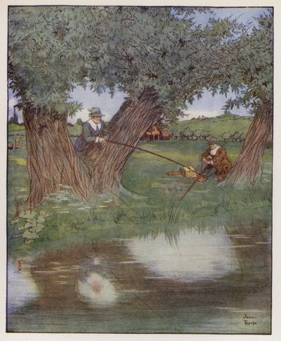 Illustration för The Compleat Angler av Izaak Walton av James Thorpe