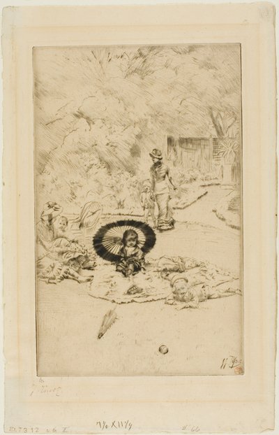 En trädgårdsfest för barn av James Tissot