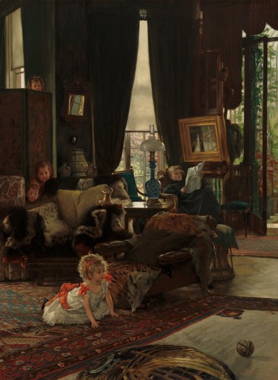 Hide and Seek, c. 1877. av James Tissot