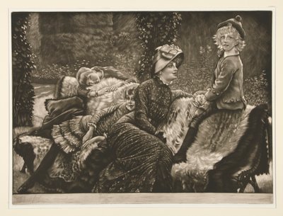 Trädgårdsbänken av James Tissot