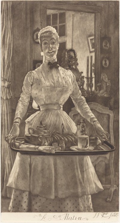 Le Matins morgon, 1886. av James Tissot