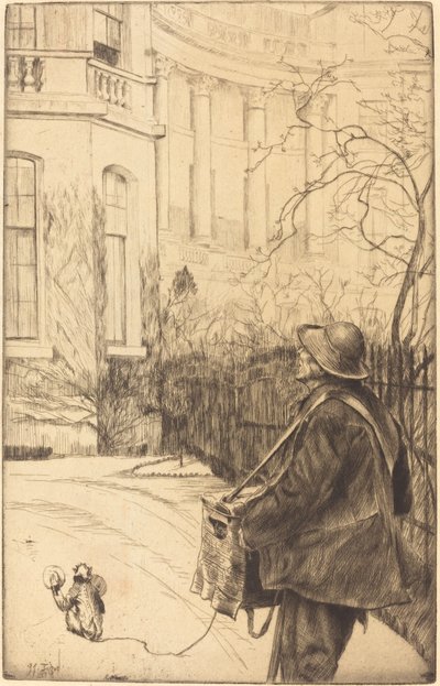 Orgelsliparen, 1878. av James Tissot